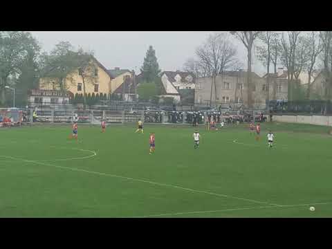 Atak policjantów na kibiców Sparty Augustów 27.04.2019