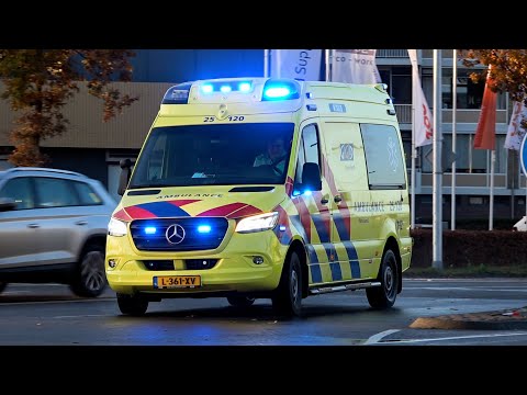 [Primeur] A1, WAS-300 Ambulance 25-120 GGD Flevoland naar het Isala Ziekenhuis Zwolle