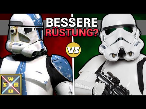 KLONE oder STURMTRUPPEN - Welche RÜSTUNG ist besser? - STAR WARS