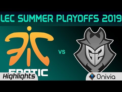 FNC vs G2 Highlights Game 2 LEC Summer 2019 Playoffs Fnatic vs G2 Esports LEC Highlights By Onivia