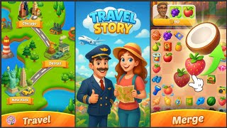 Travel Story: Merge & Go Game Gameplay Mobile Android