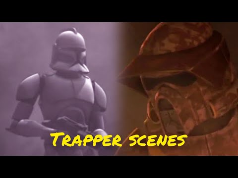 All clone trooper Trapper scenes - The Clone Wars