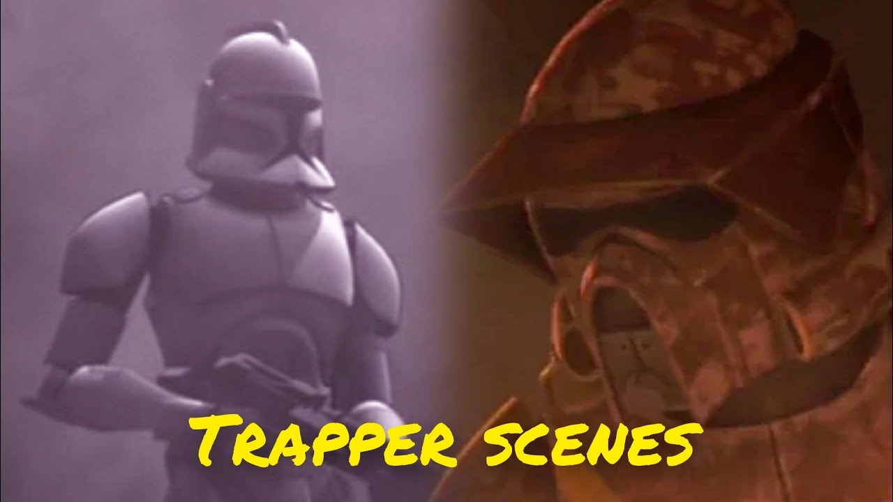 All clone trooper Trapper scenes - The Clone Wars