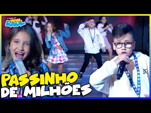 ALICE e BIEL FAZEM PASSINHO DA MÚSICA "Deixa De Onda" | TURMA DO VOVÔ RAUL GIL