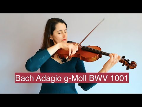 J. S. Bach Adagio g-Moll BWV 1001