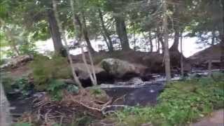 preview picture of video 'Bond Falls Waterfall - Michigan Western Upper Peninsula'