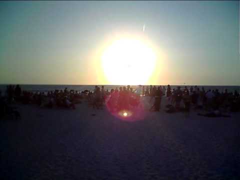 Nokomis Beach - Drum Circle - Sunset 5-4-11 pt-1.MOV