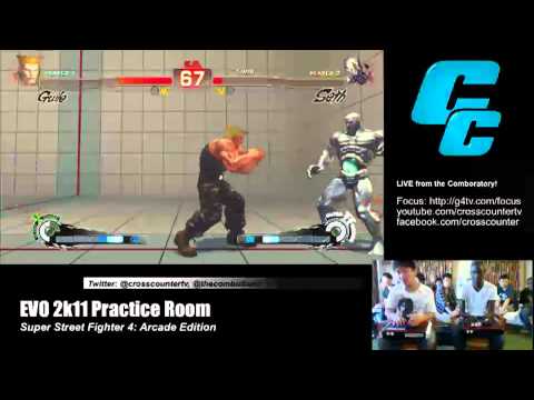 SSF4 AE: Dieminion (Guile) vs Poongko (Seth) - Part 1 Crosscounter stream (Pre Evo 2011)