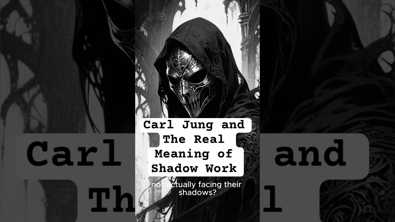 🌓 The Real Meaning of Shadow Work | Carl Jung Explained #mentalhealth #wellbeing #carljung