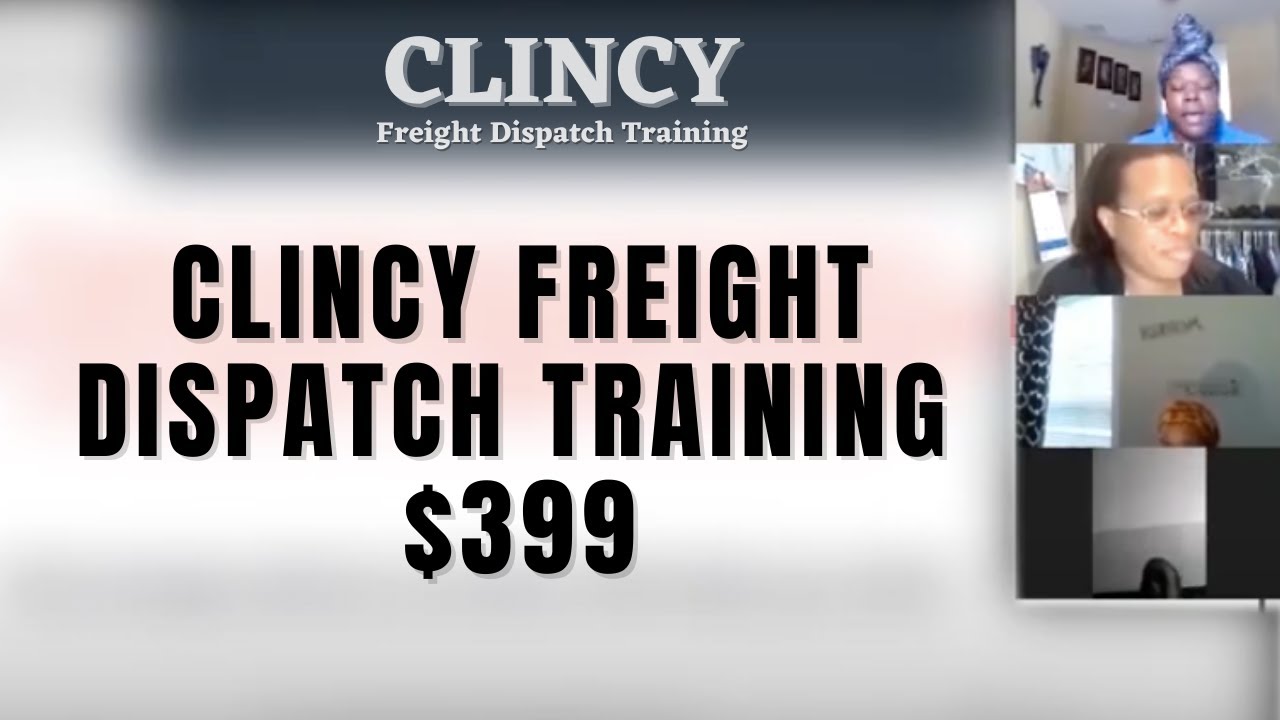 Clincy Freight Dispatch Training | LIVE, interactive sessions | Short Clip Session