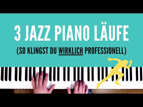 3 Jazz Piano Läufe (So klingst Du wirklich professionell)
