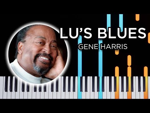 Lu's Blues (Gene Harris) - Piano Tutorial