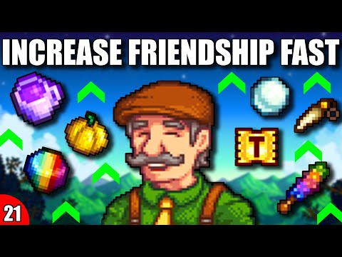 Increasing friendship FAST | 100% Completion Stardew Valley Lets Play