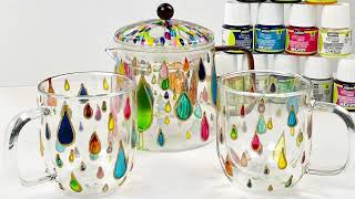 Pebeo Vitrea Glass Teapot Set