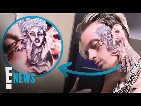 Aaron Carter Debuts New Face Tattoo Amid Family Feud | E! News