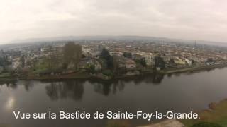 preview picture of video 'Au dessus de Port-Sainte-Foy-et-Ponchapt - Janvier 2014'