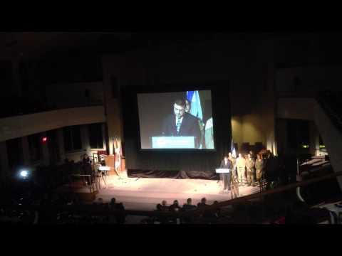 Rabbi Daniel Korobkin at Rally for Israel November 19, 2012