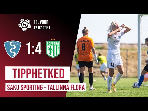 NML 11. voor: Saku Sporting - Tallinna FC Flora 1:4 (17.07.2021)