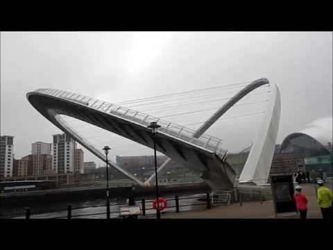 Newcastle Gateshead Millennium Bridge Opening