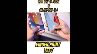 One plus Nord CE 4 Vs Moto Edge 50 Fusion Finger print test #moto #oneplus #shorts