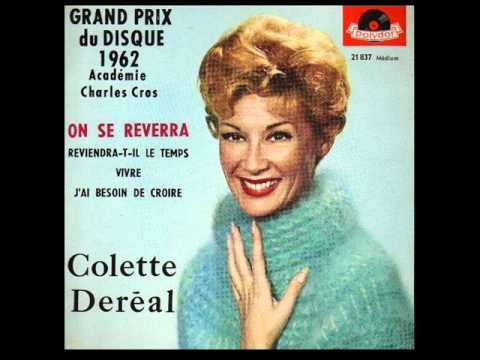 Colette Dereal    "on se reverra "   1962