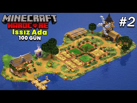 Minecraft Hardcore: Issız Adada 100 Gün Hayatta Kalmak