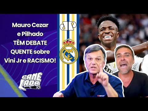 O DEBATE ESQUENTOU AO VIVO! Mauro Cezar e Pilhado DISCORDAM sobre Vinicius Jr após Real x Barcelona!