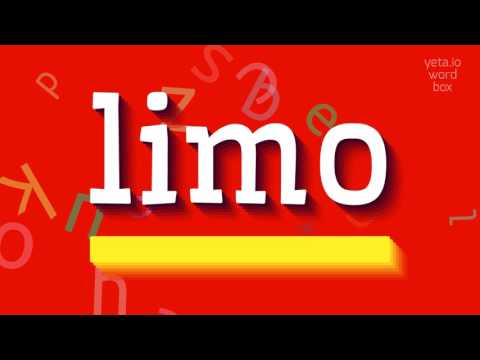 HOW TO PRONOUNCE LIMO? #limo
