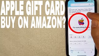 ✅  How To Buy Apple Gift Card On Amazon 🔴