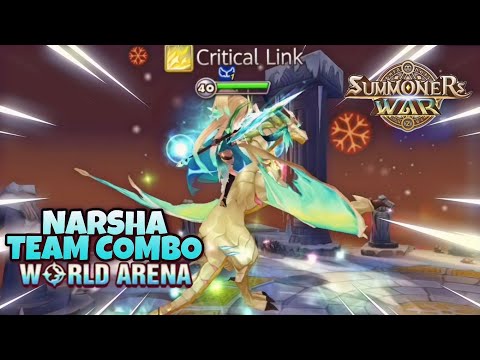 Narsha Team Combo in World Arena Ep. 3 - Summoners War