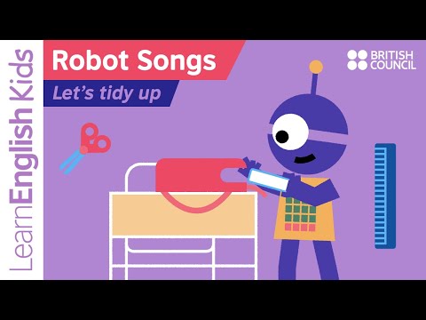 Robot songs: Let's tidy up