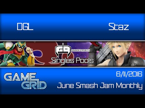 June Smash Jam Monthly: DGL (Falcon, GnW) vs. Staz (Cloud) - Smash 4 Singles Pools