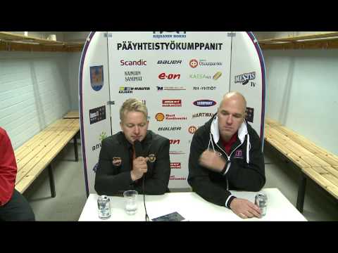 2.10.2013 Hokki - KooKoo Lehdistötilaisuus