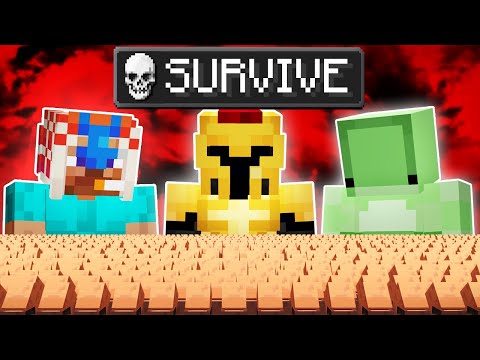1,000,000 Villagers VS Youtubers