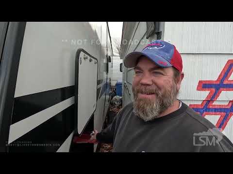 11-17-2022 Orchard Park, NY-Bills fans preparing for historic snow game, sots and drone