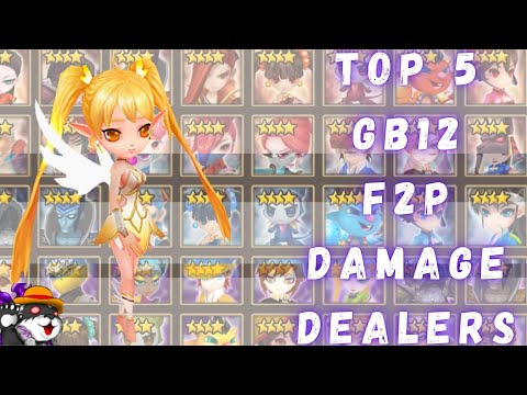 Top 5 F2p GB12 Damage Dealers  Summoners War