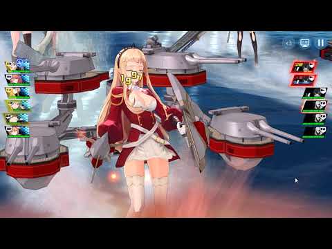 [Blue Oath JP] Mubo (Mahan difficulty 2nd node): Reviving enemies vs Dorsetshire's fleet