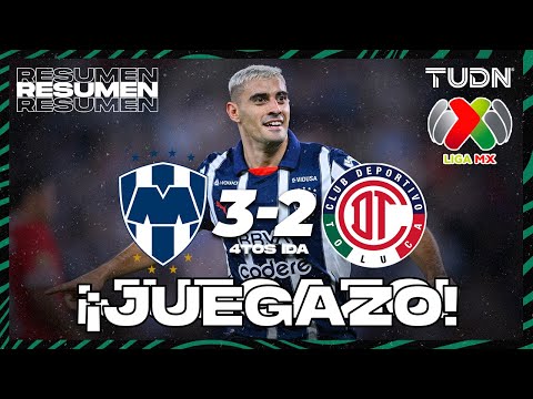 Highlights and goals | Monterrey 3-2 Toluca | Liga MX - 2025 CL Quarterfinals | TUDN