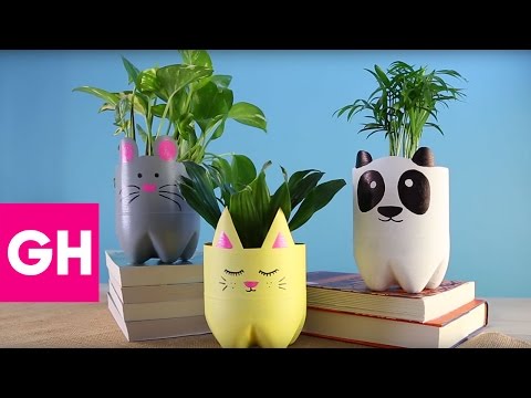 How to Make DIY Animal Planters Out Of Trash | GH