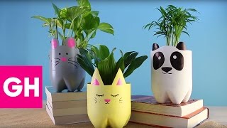 How to Make DIY Animal Planters Out Of Trash | GH