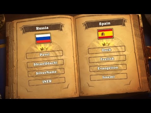 Russia vs Spain - Group C - Match 1 - Hearthstone Global Games
