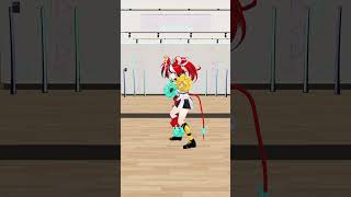 ジャンプするとこ好き(00:00:30 - 00:00:49) - Tried Locking to Ado's 【阿修羅ちゃん】 #hakosbaelz #dance #vtuber #shorts #ado
