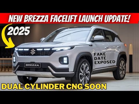 Finally OFFICIAL Update 2025 BREZZA Facelift | brezza 2025 details launch date | brezza mileage 2025
