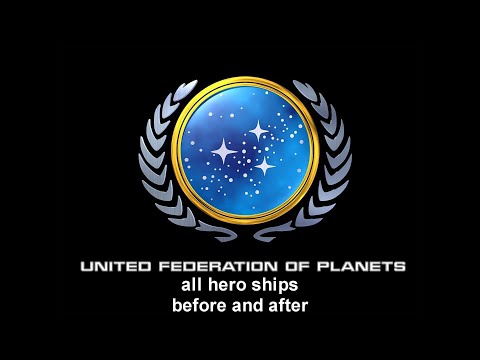 Star Trek Hero Ships before and after. 3 2 1 go!!!!