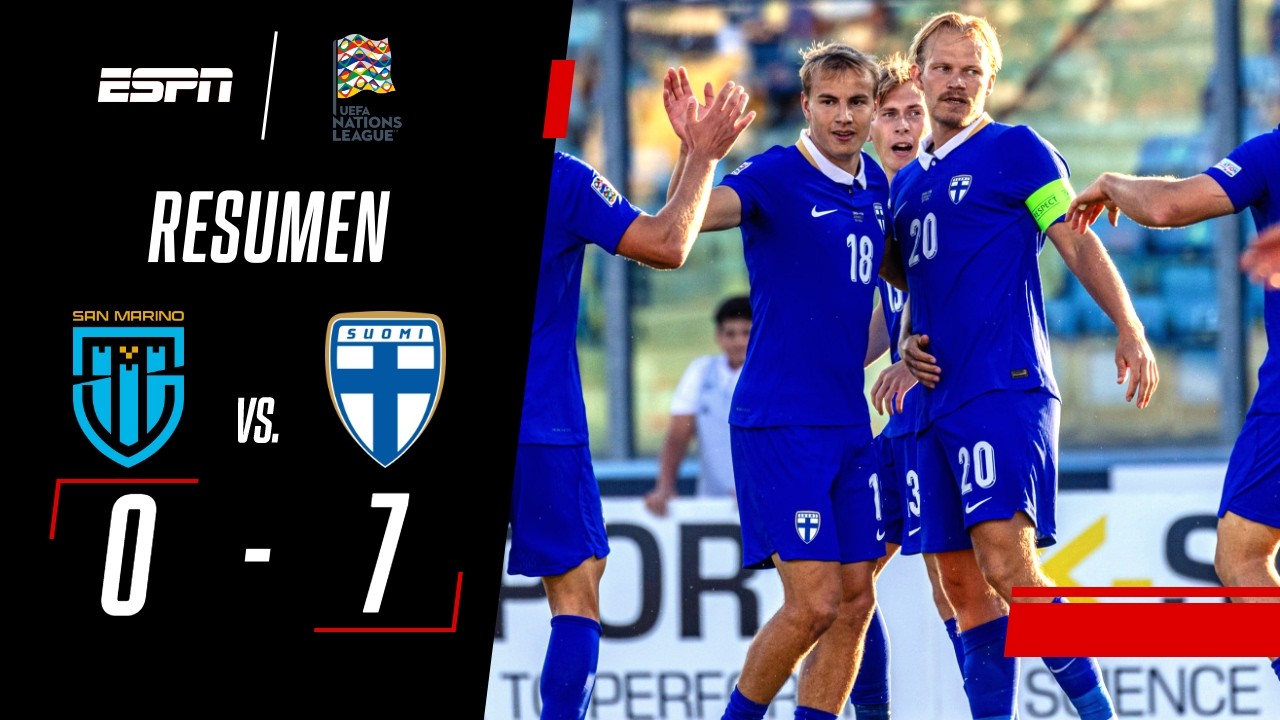 HAT-TRICK DE POHJANPALO PARA FINLANDIA QUE GOLEÓ A SAN MARINO | San Marino 0-7 Finlandia | RESUMEN