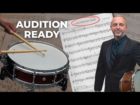 Mastering Lt. Kijé for Orchestral Snare Drum | Shaun Tilburg Lesson