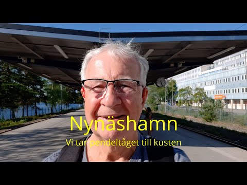 2023-06-25 NYNÄSHAMN - Vi tar pendeltåget till kusten