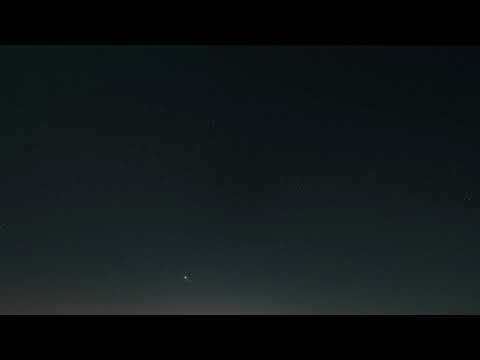 Zeitraffer: Venus und Plejaden 4k - 2020-04-04