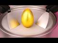 Golden Easter Egg Rolled Into Ice Cream Rolls ASMR