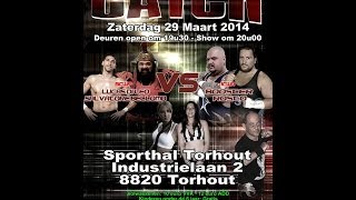 preview picture of video 'Gala de catch de la BCWF a Torhout le 29 03 14 ( partie 5 )'